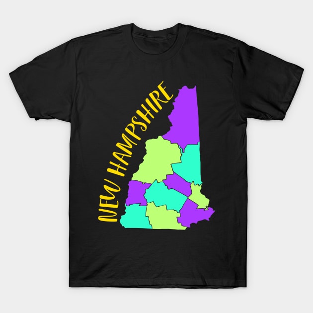 USA state: Hampshire T-Shirt by KK-Royal